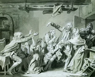 A Father Curses His Ungrateful Son, 1777